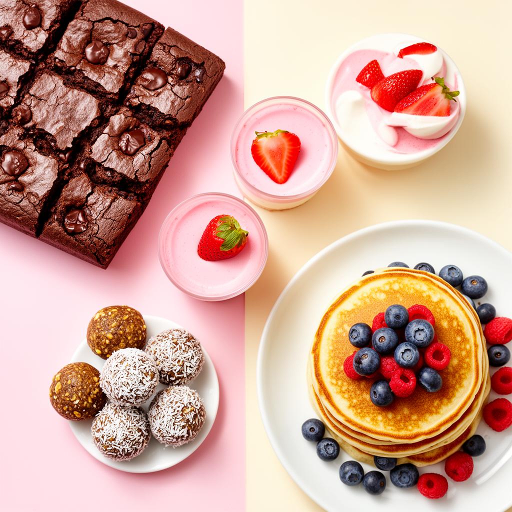 Receitas doces fit prontas: brownie, cheesecake, panqueca e energy balls